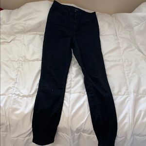 SUPER HIGH WAISTED black skinny jeans